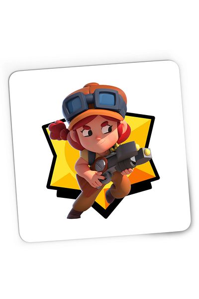 OEM Mousepad Gaming Jessie BrawlStars Fortnite, 21x19 cm