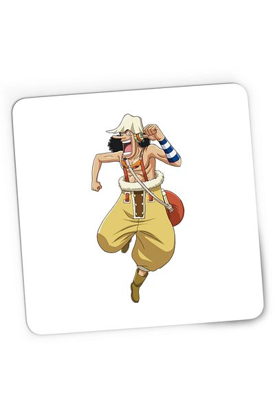 OEM Mousepad Gaming Usopp One Piece Pirat Vagabond Rebel Anime, 21x19 cm