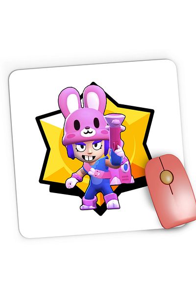 OEM Mousepad Gaming Penny Rabbit Brawl Stars, 21x19 cm