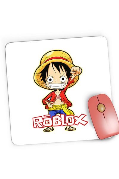 OEM Mousepad Gaming Monkey D Luffy One Piece Roblox Anime, 21x19 cm