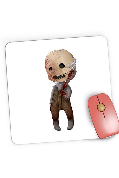OEM Mousepad Gaming Dead by Daylight Trapper Horror Game, 21x19 cm