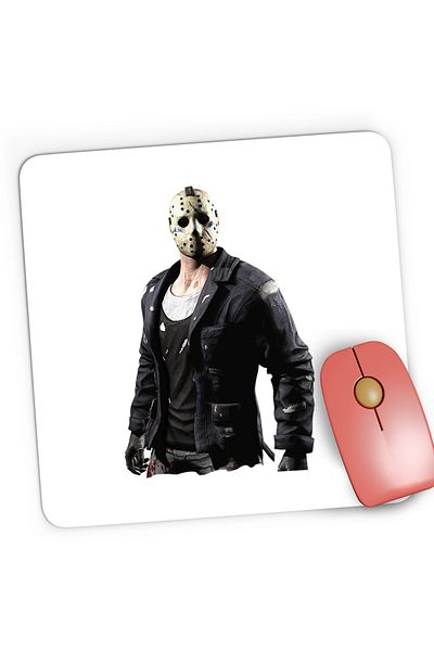 OEM Mousepad Gaming Mortal Kombat Jason Voorhees Freddy Krueger Mask, 21x19 cm