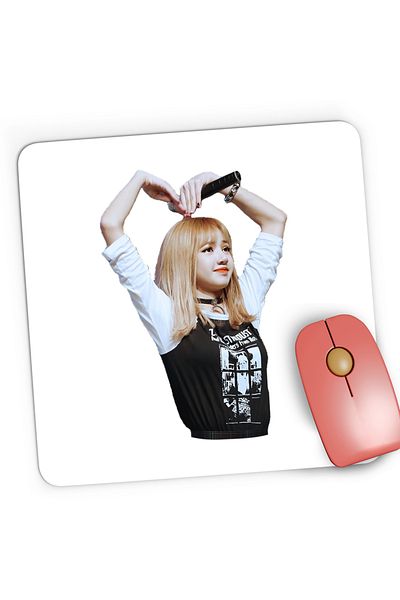 OEM Mousepad Gaming Lisa Blackpink Kpop K Pop Singer, 21x19 cm