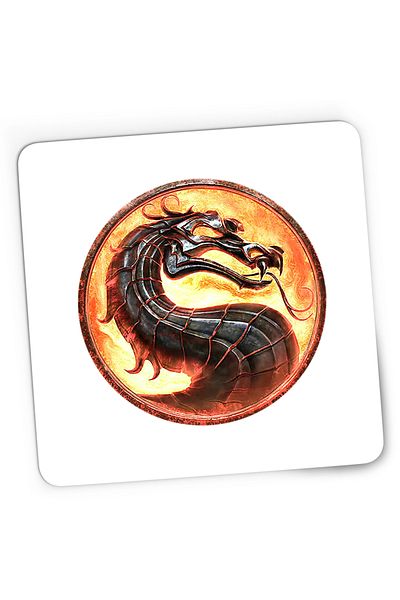 OEM Mousepad Gaming Mortal Kombat Trilogy Dragon Ultimate Fight, 21x19 cm