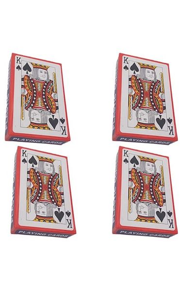 dalimag Set 4 pachete carti de joc clasice,