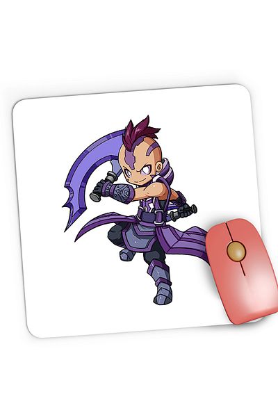 OEM Mousepad Gaming Dota 2 Anti Mage Super Killer Anime Chibi, 21x19 cm