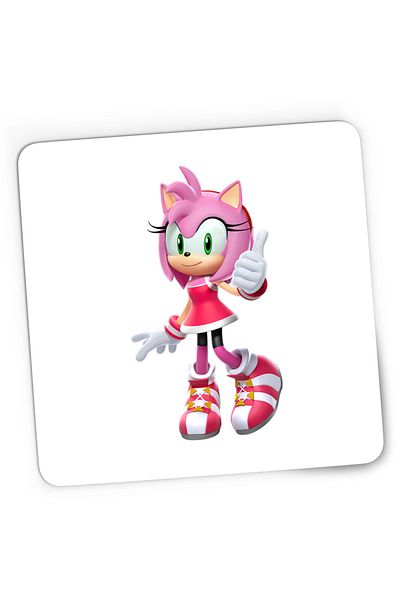 OEM Mousepad Gaming Sonic Hedgehog Iubita Amy Rose, 21x19 cm