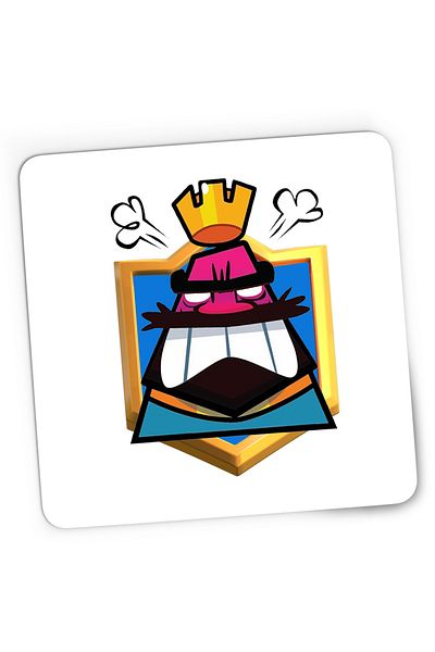 OEM Mousepad Gaming Clash Royale King Mad, 21x19 cm