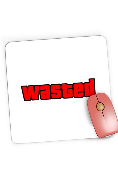 OEM Mousepad Gaming Wasted GTA V, 21x19 cm