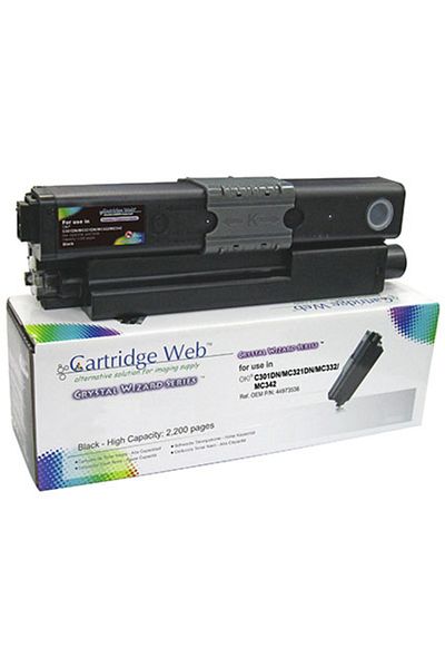 CARTRIDGE WEB Toner Cartridge Web Black OKI C301 zamiennik 44973536