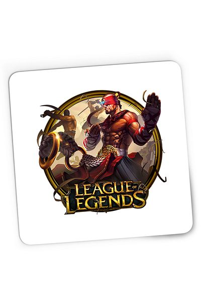 OEM Mousepad Gaming Lee Sin League of Legends Arte Martiale LoL, 21x19 cm