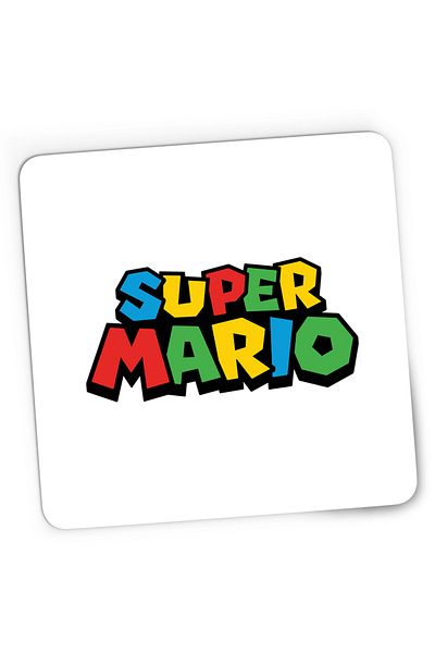 OEM Mousepad Gaming Super Mario Logo Odyssey Video Game, 21x19 cm