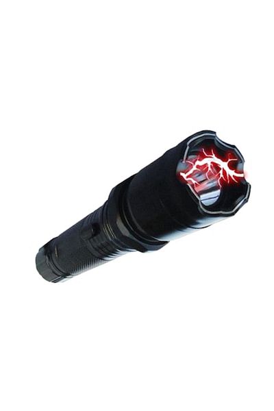dalimag Lanterna cu electrosoc, acumulator propriu, aluminiu, husa, snur, cutie