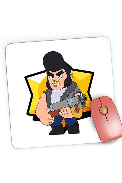 OEM Mousepad Gaming Bull Brawl Stars Fortnite, 21x19 cm