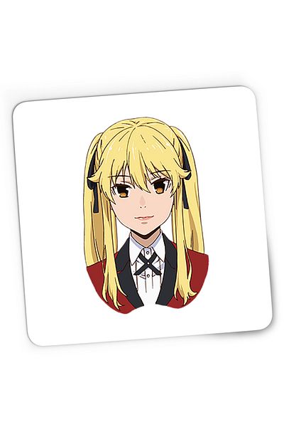 OEM Mousepad Gaming Kakegurui Runa Yomozuki Fan Art Anime, 21x19 cm