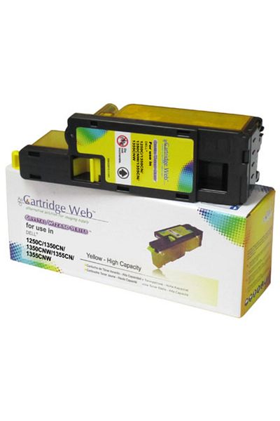 CARTRIDGE WEB Toner Cartridge Web Yellow DELL 1660 zamiennik 59311131
