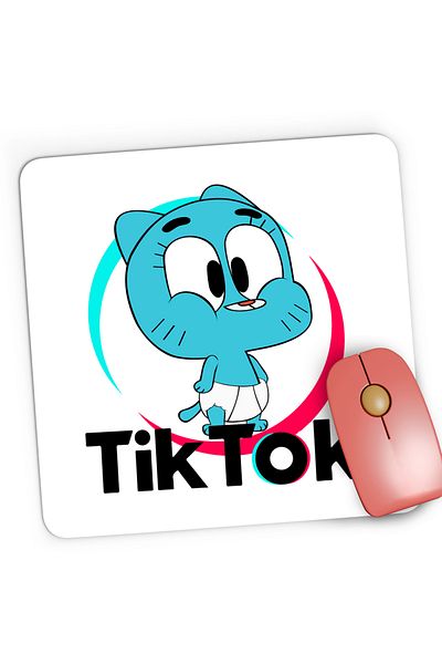 OEM Gaming Mousepad Gumball Baby Tiktok Baby Tik Tok Creator, 21x19 cm