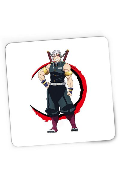 OEM Demon Slayer Tengen Arte Martial Anime Gaming Mousepad, 21x19 cm