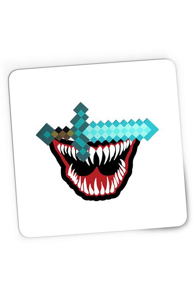 OEM Mousepad Gaming Venom Minecraft Sabie Diamond Sword, 21x19 cm