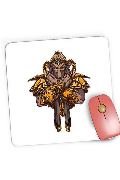 OEM Mousepad Gaming StarCraft 2 Protoss Race Artwork Fan Art, 21x19 cm