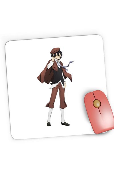 OEM Mousepad Gaming Bungo Stray Dogs Seiyu Plush Anime, 21x19 cm