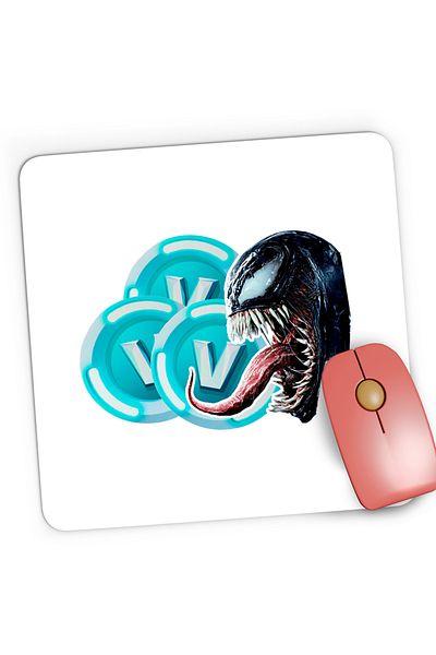 OEM Mousepad Gaming Venom Fortnite VBucks Epic Game, 21x19 cm