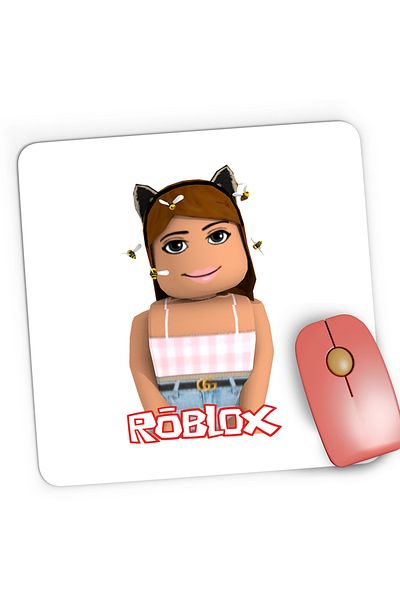 OEM Mousepad Gaming Roblox Girl Bee Cartoon, 21x19 cm