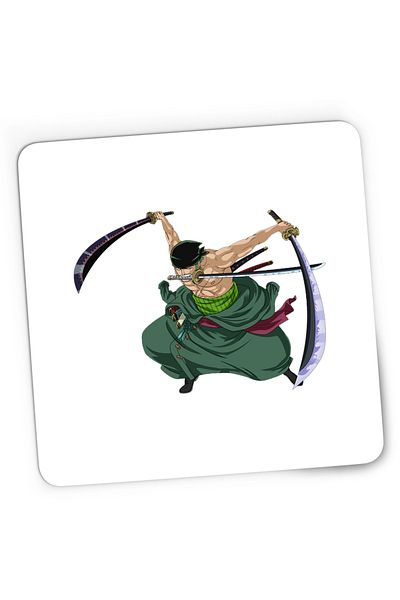 OEM Mousepad Gaming Roronoa Zoro One Piece Arte Martiale Cartoon, 21x19 cm