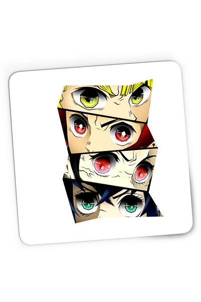 OEM Mousepad Gaming Kimetsu no Yaiba Brand Priviri Dark Anime, 21x19 cm