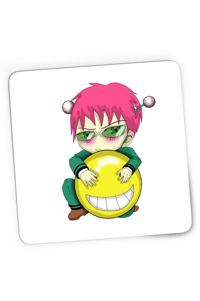 OEM Mousepad Gaming Saiki K Chibi Bebe Anime Manga, 21x19 cm