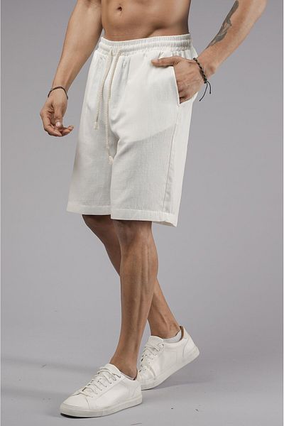 king brich Regular Fit Men's Muslin Shorts