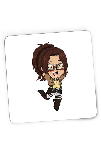 OEM Mousepad Gaming Attack on Titan Hange Zoe AOT Anime Manga, 21x19 cm
