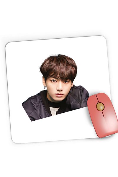 OEM Mousepad Gaming BTS Jungkook Singer Kpop, 21x19 cm