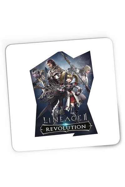 OEM Mousepad Gaming Lineage Revolution Poster Game, 21x19 cm