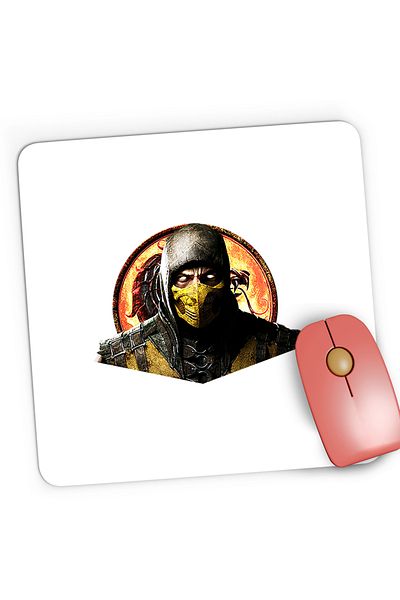 OEM Mousepad Gaming Mortal Kombat Trilogy Scorpio Lupta Gaming PS5, 21x19 cm