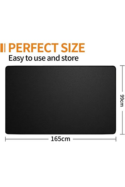 fulina Black Under Grill Mats for Outdoor Grill,Protective Mat for Deck and Terrace,Mantel Mat