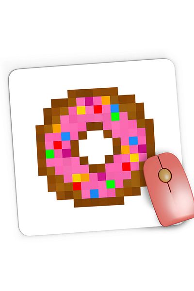 OEM Gaming Mousepad Minecraft Donut, 21x19 cm