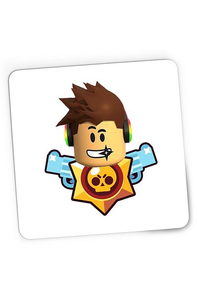 OEM Mousepad Gaming Roblox Player Brawl Stars, 21x19 cm