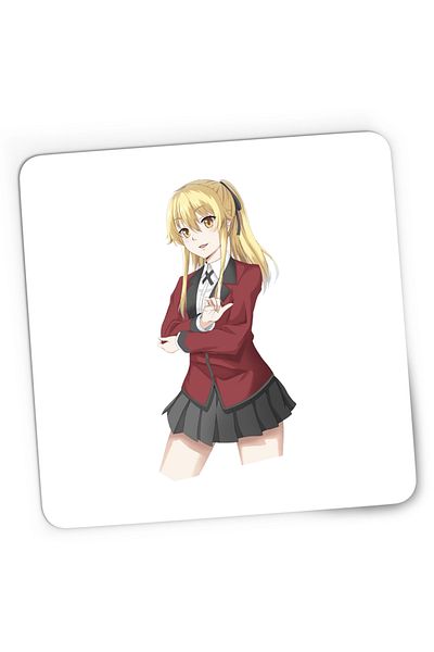 OEM Mousepad Gaming Kakegurui Runa Yomozuki Poker Anime Manga, 21x19 cm