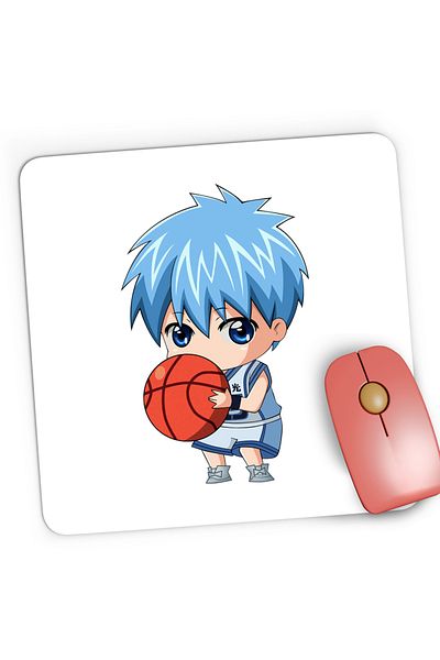 OEM Kuroko no Basket Tetsuya Bebe Chibi Anime Gaming Mousepad, 21x19 cm