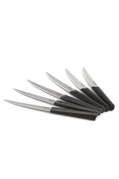 Berghoff Steak knife set, Ebony, 6 pieces