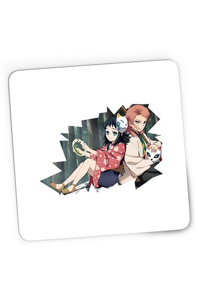 OEM Mousepad Gaming Kimetsu no Yaiba Makomo Sabito Anime, 21x19 cm