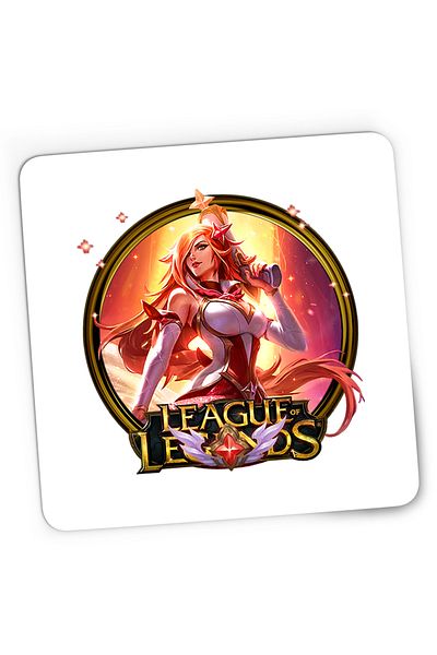 OEM Mousepad Gaming League of Legends Ahri Cosplay LoL Game Star, 21x19 cm