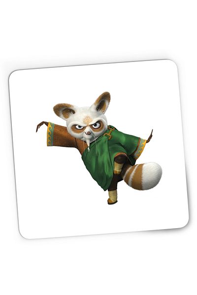 OEM Mousepad Gaming Kung Fu Panda Master Shifu Sensei Martial Arts, 21x19 cm