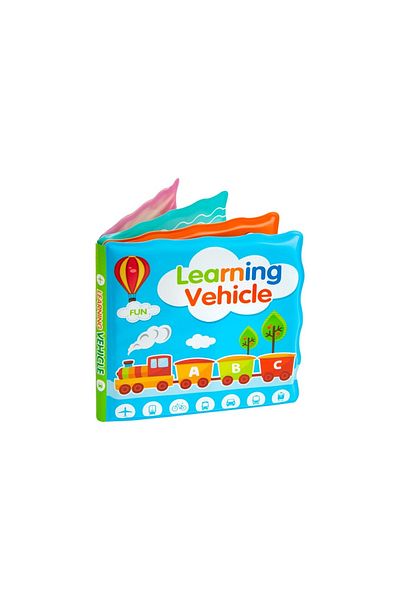 Bocioland Educational book for babies, ABC Locomotives, 16x15 cm, 8 pages