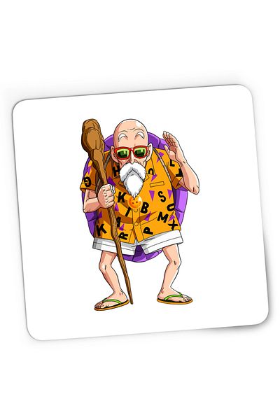 OEM Mousepad Gaming Dragon Ball Z Master Roshi Akira Toriyama Maestru, 21x19 cm