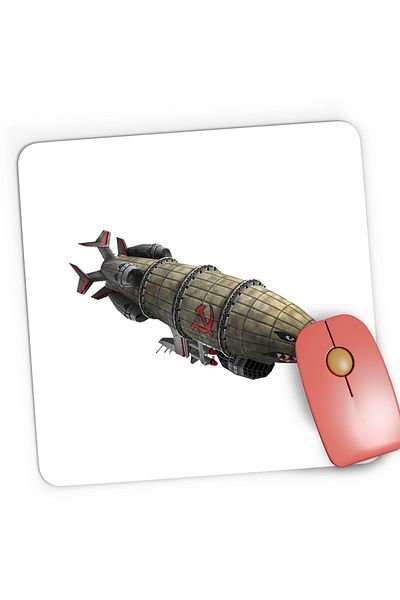 OEM Mousepad Gaming Red Alert 2 Army Expert Gaming Level Up, 21x19 cm