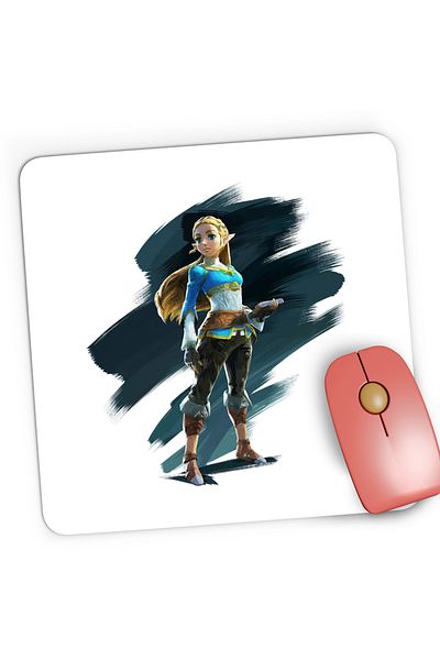 OEM Mousepad Gaming Legend of Zelda Link Elf Paint, 21x19 cm