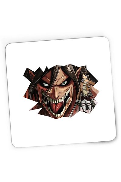 OEM Mousepad Gaming Attack on Titan Eren Yeager GTA Horror, 21x19 cm