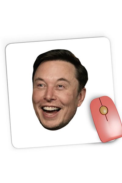 OEM Mousepad Gaming Elon Musk Crypto, 21x19 cm